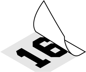 ネーム・ナンバー入れ(シート)