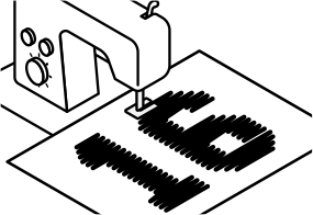 ネーム・ナンバー入れ(刺繡)