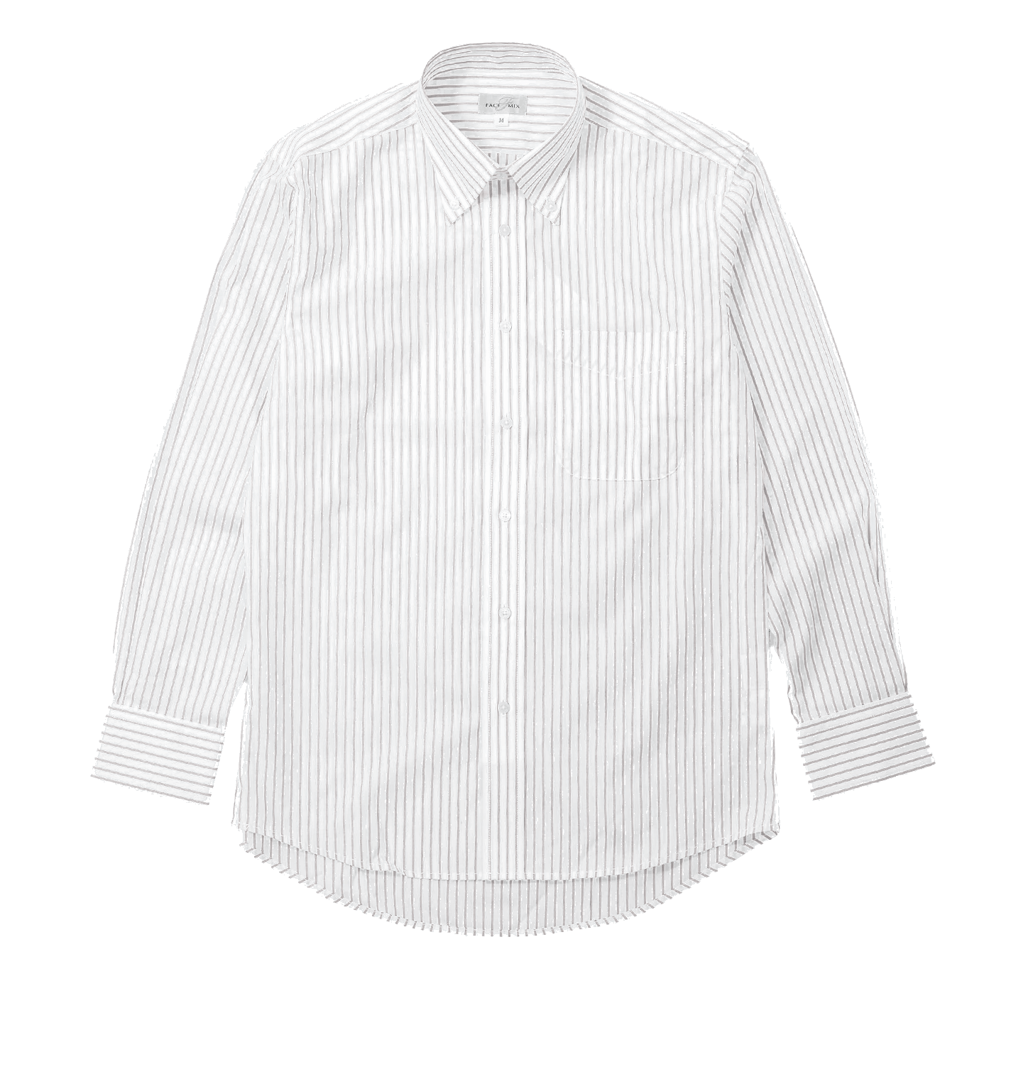 ストライプ長袖シャツ