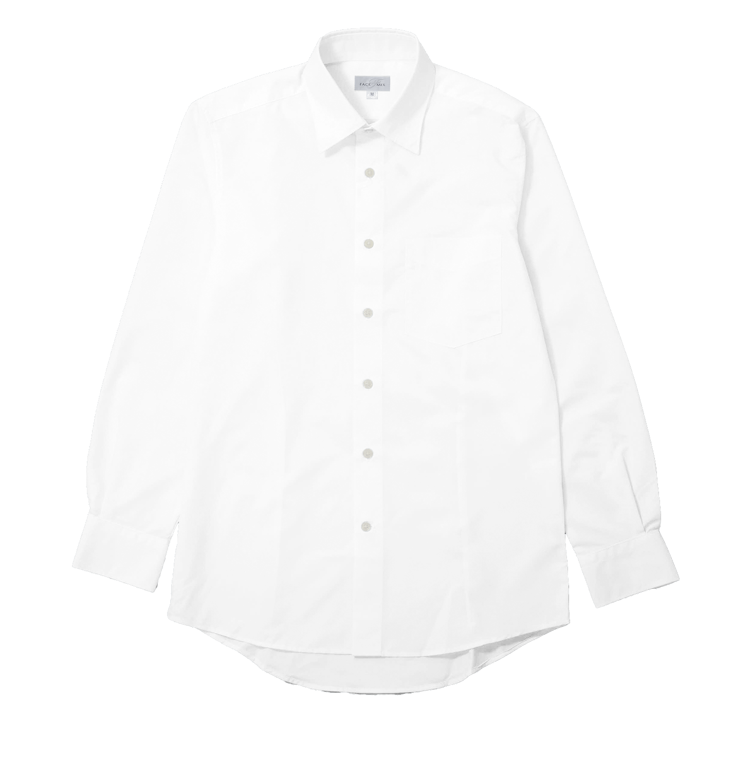 メンズレギュラーカラー長袖シャツ