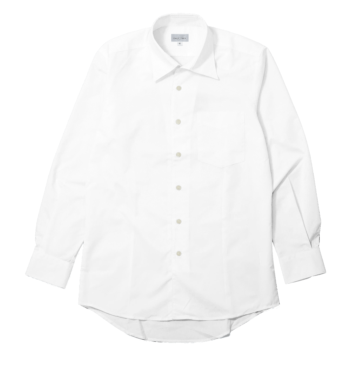 メンズ開襟長袖シャツ