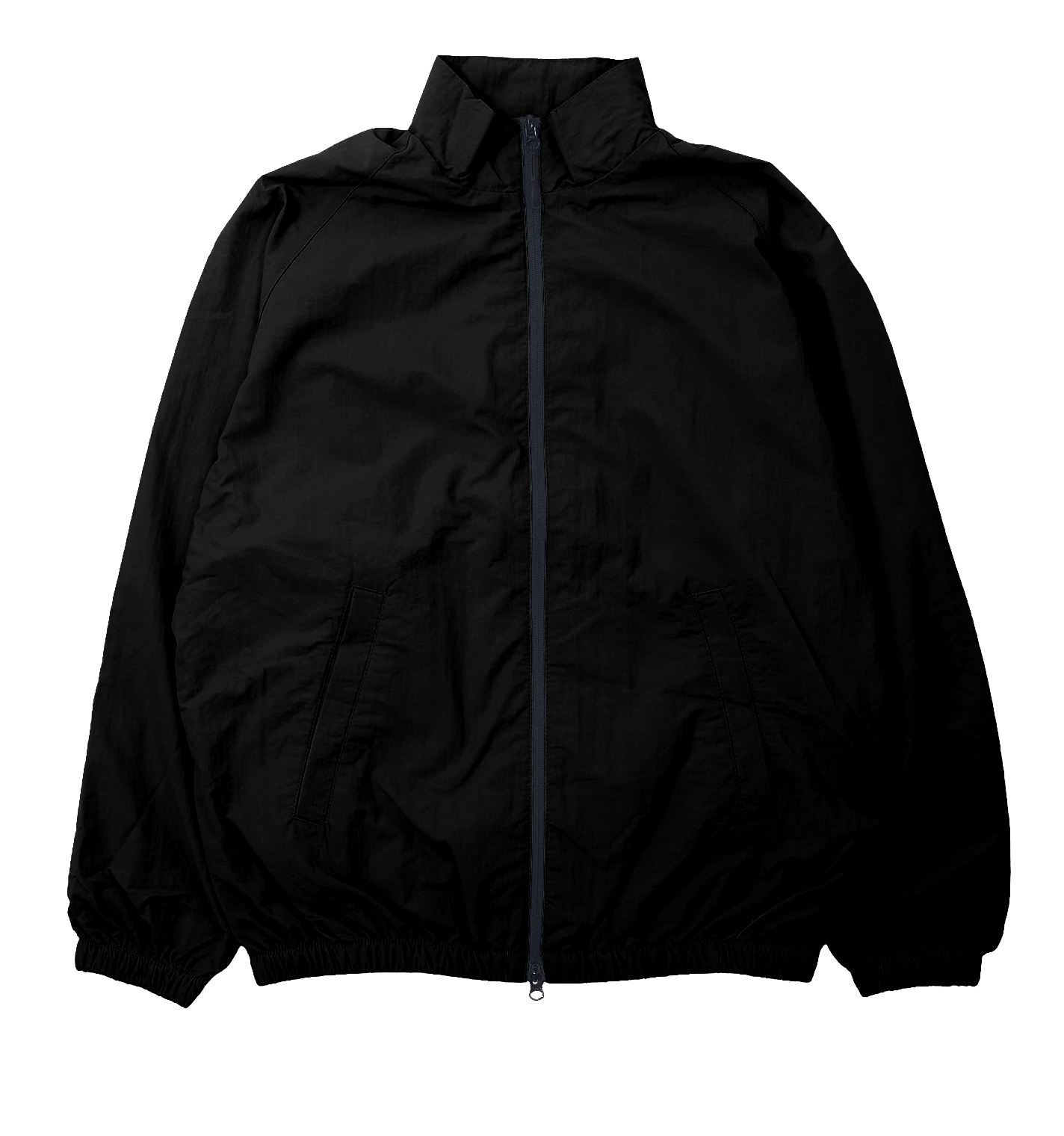 コットンライク ナイロン トレーニング ジャケット(裏地付)