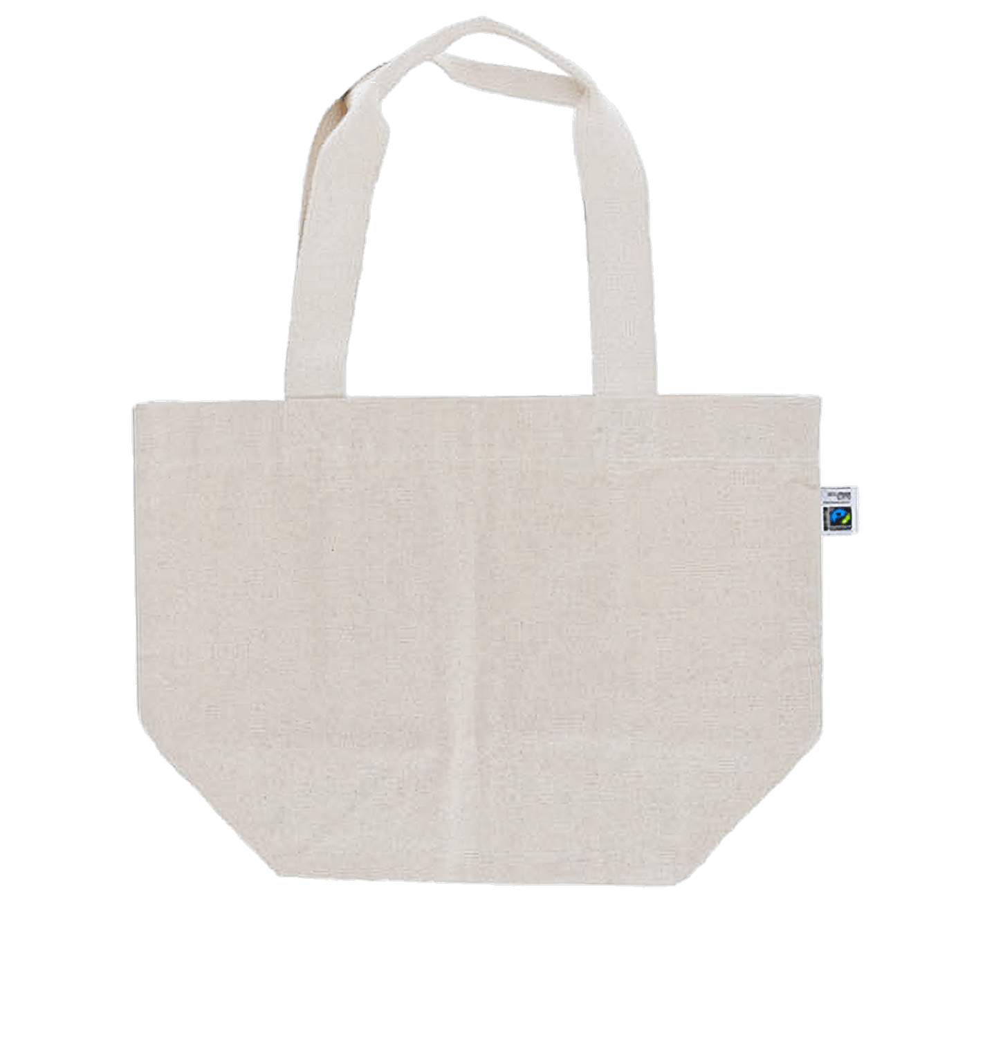 フェアトレードコットンキャンバストート(M)内ポケット ナチュラル