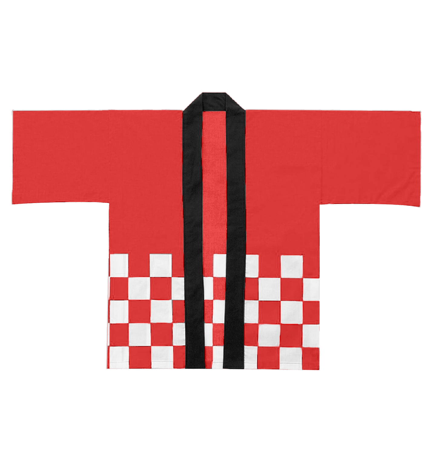 市松カラー袢天