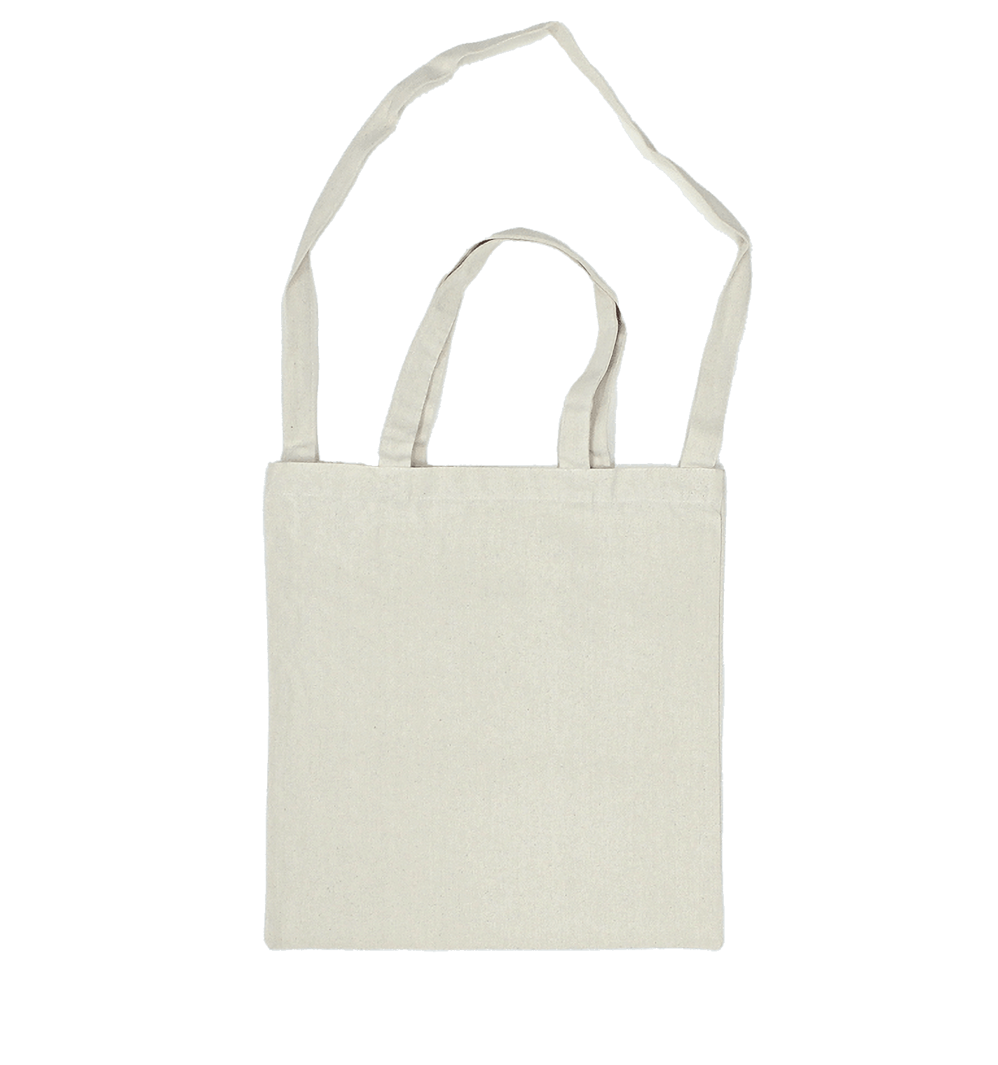 キャンバス2スタイルショルダートートバッグ ナチュラル