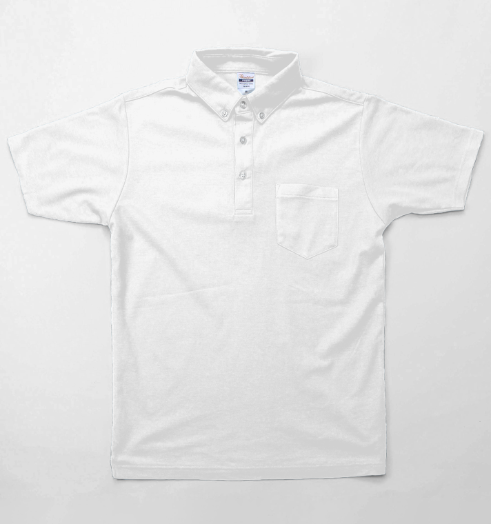 ボタンダウン ポロシャツ(ポケット付き)