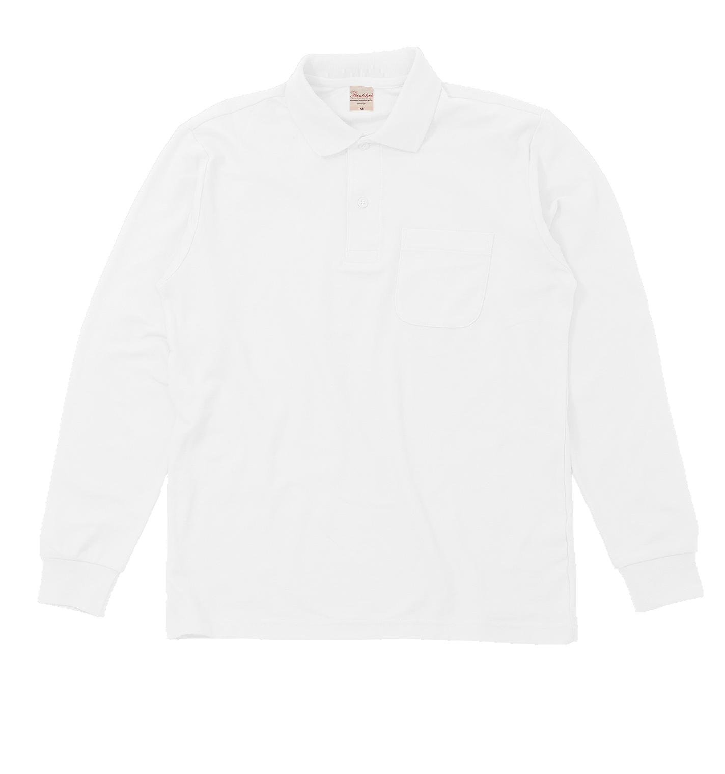 T/C長袖ポロシャツ(ポケット付き)