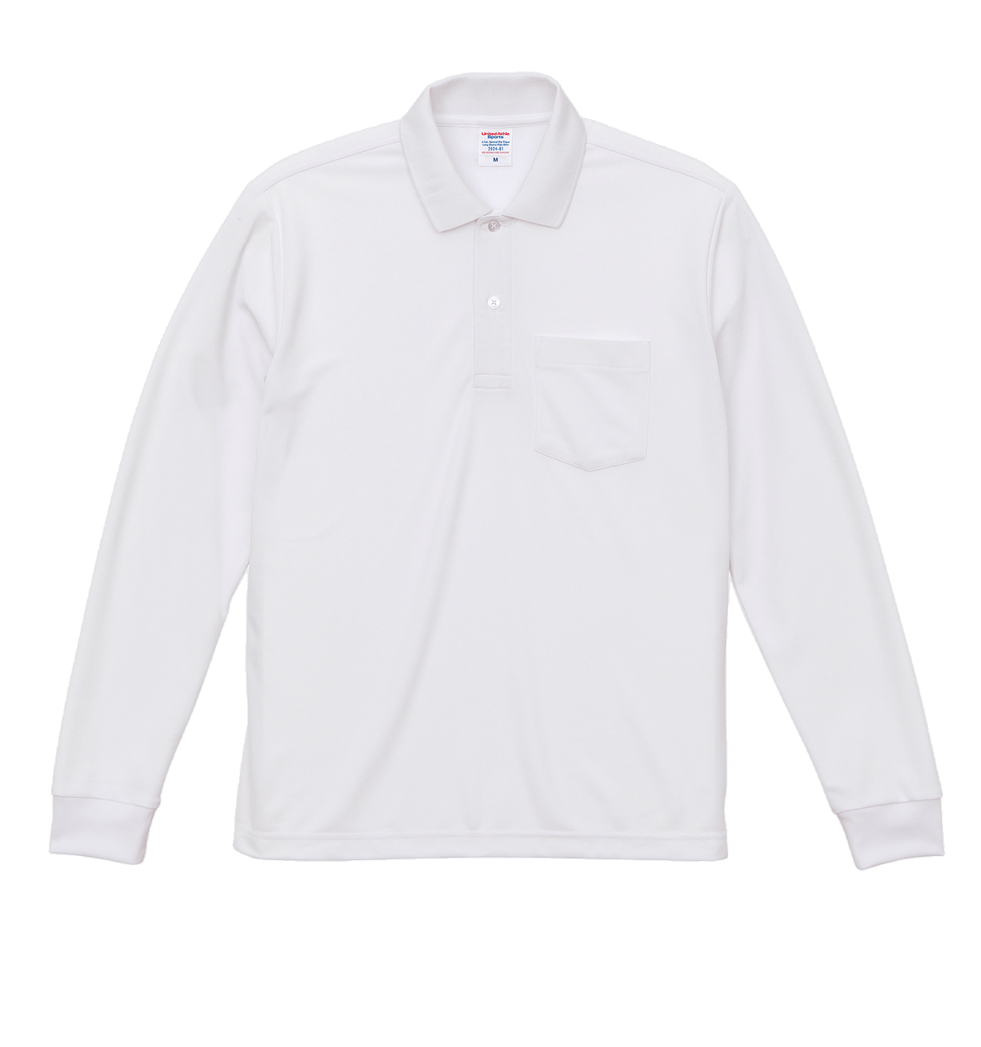 4.7オンスドライカノコロングスリーブポロ