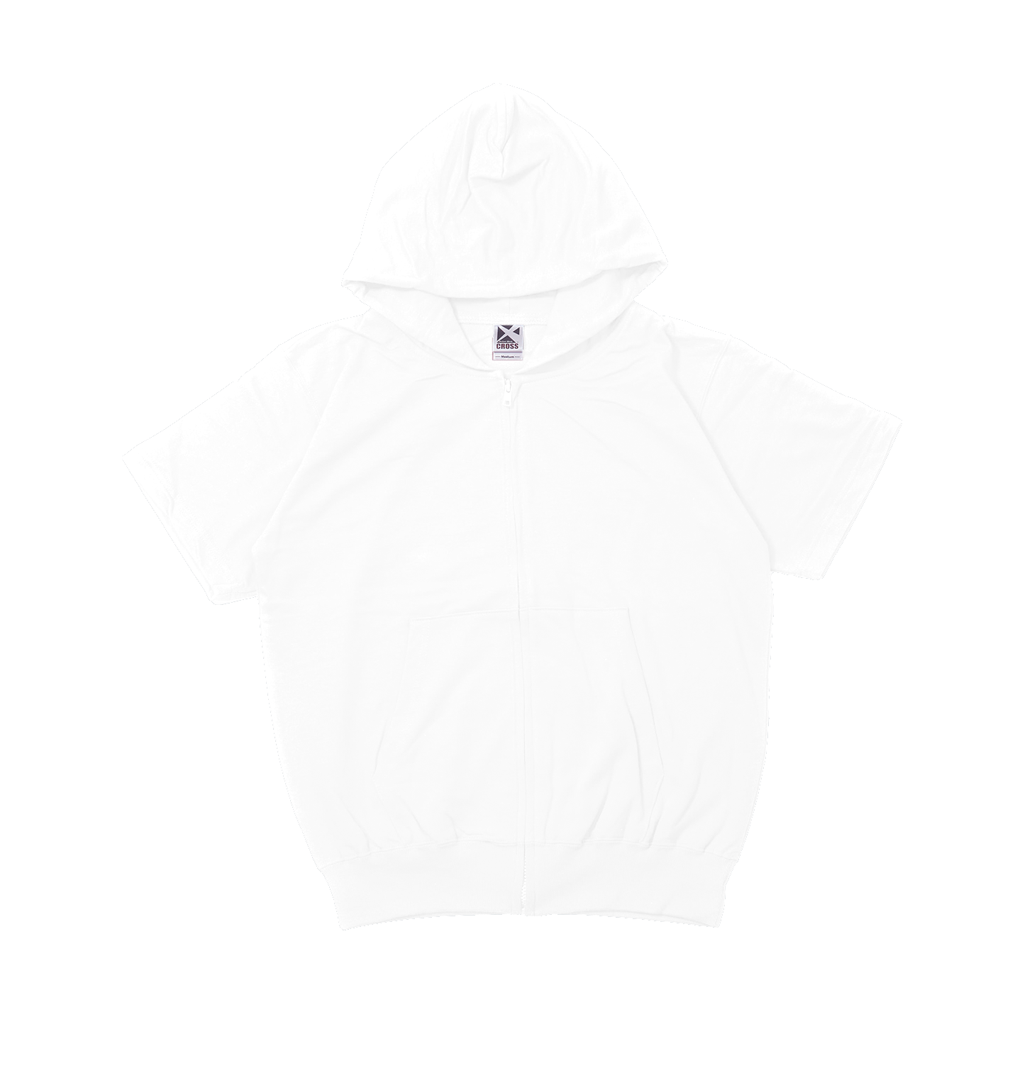 半袖ジップパーカー (ジップ)