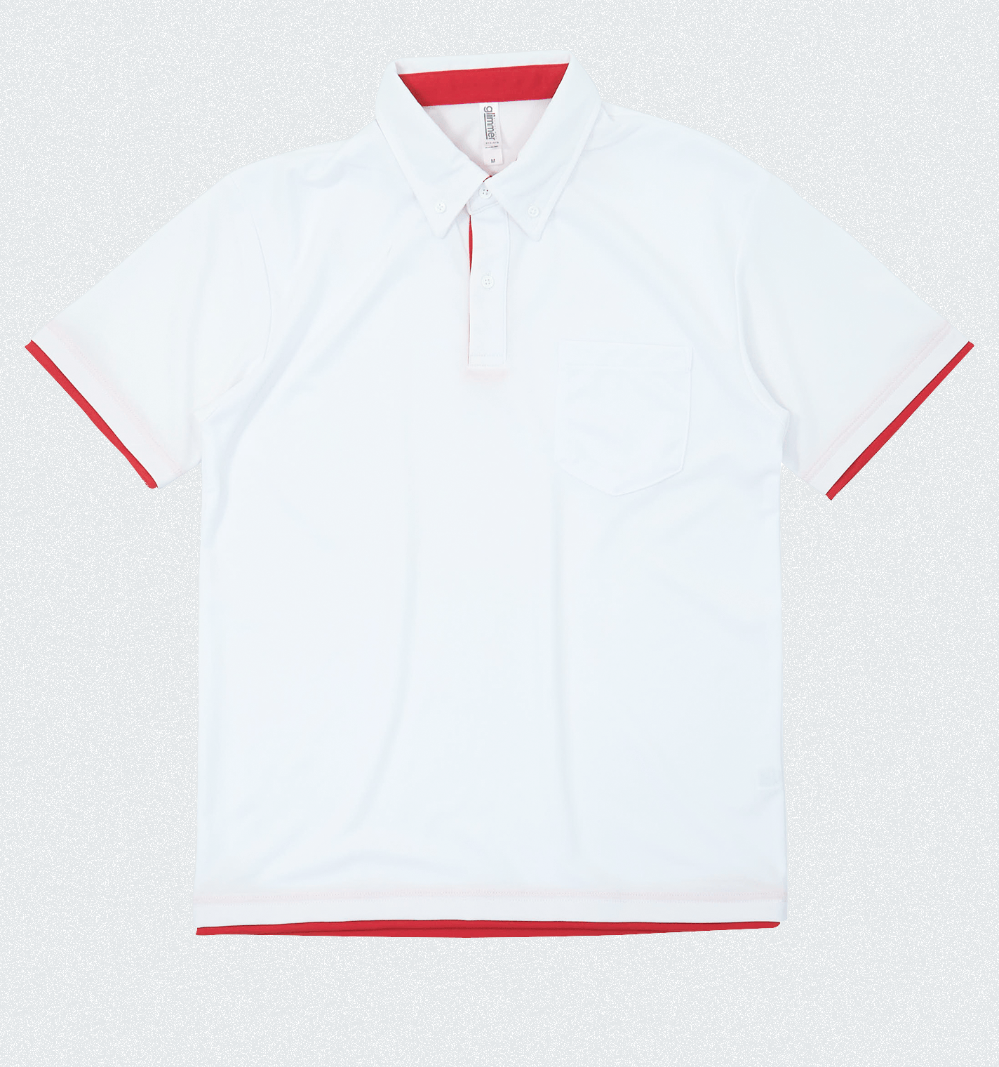 ドライレイヤードボタンダウンポロシャツ