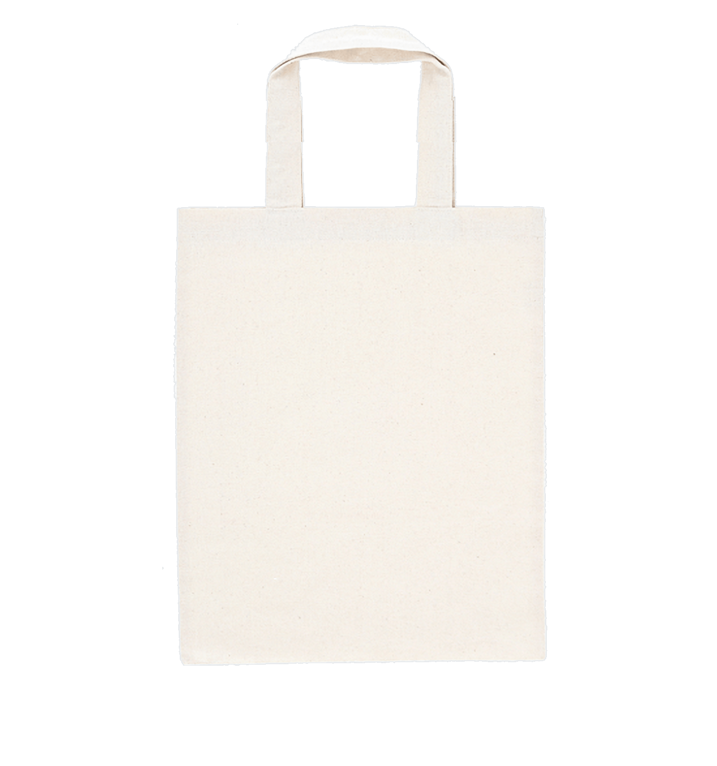 厚手コットンA4スクエアトート ナチュラル