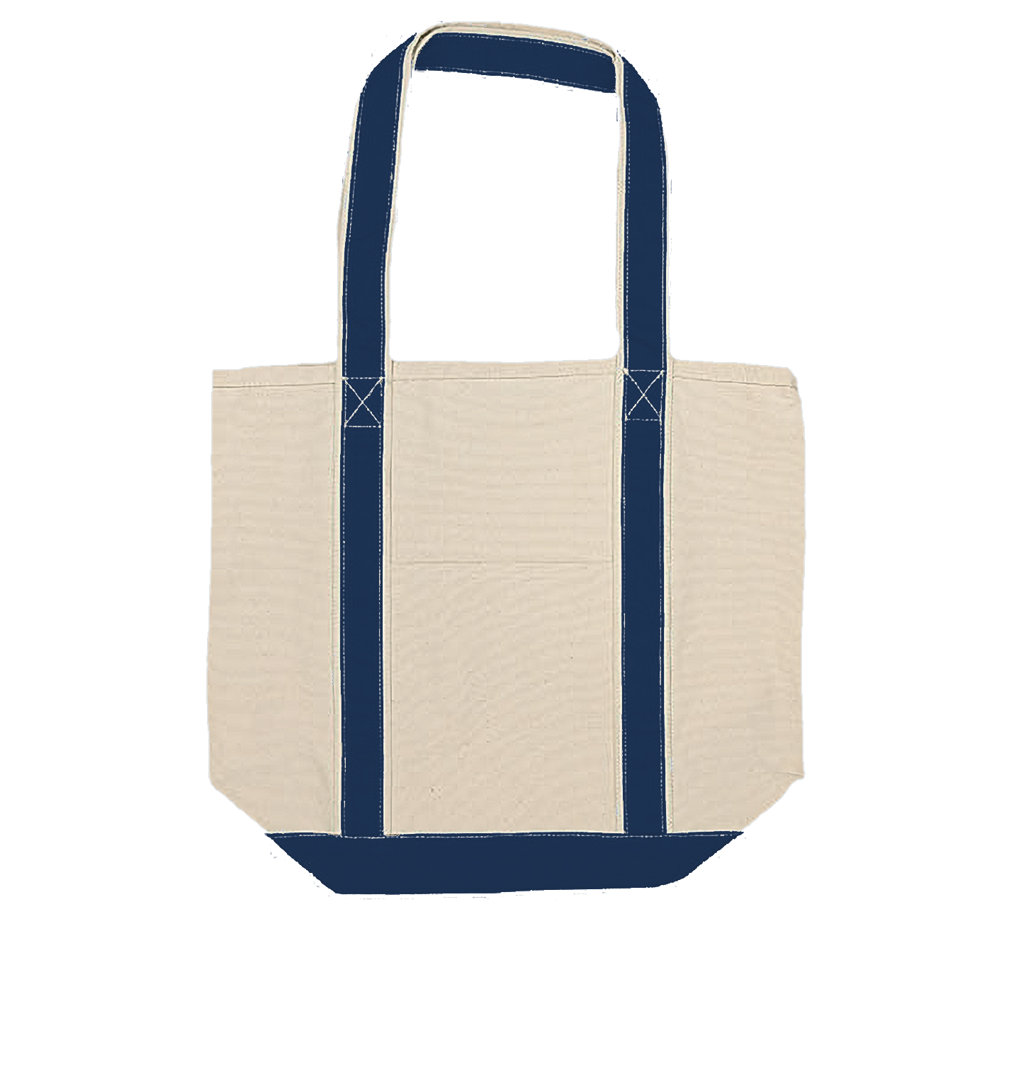 キャンバスバイカラートートバッグ(M)