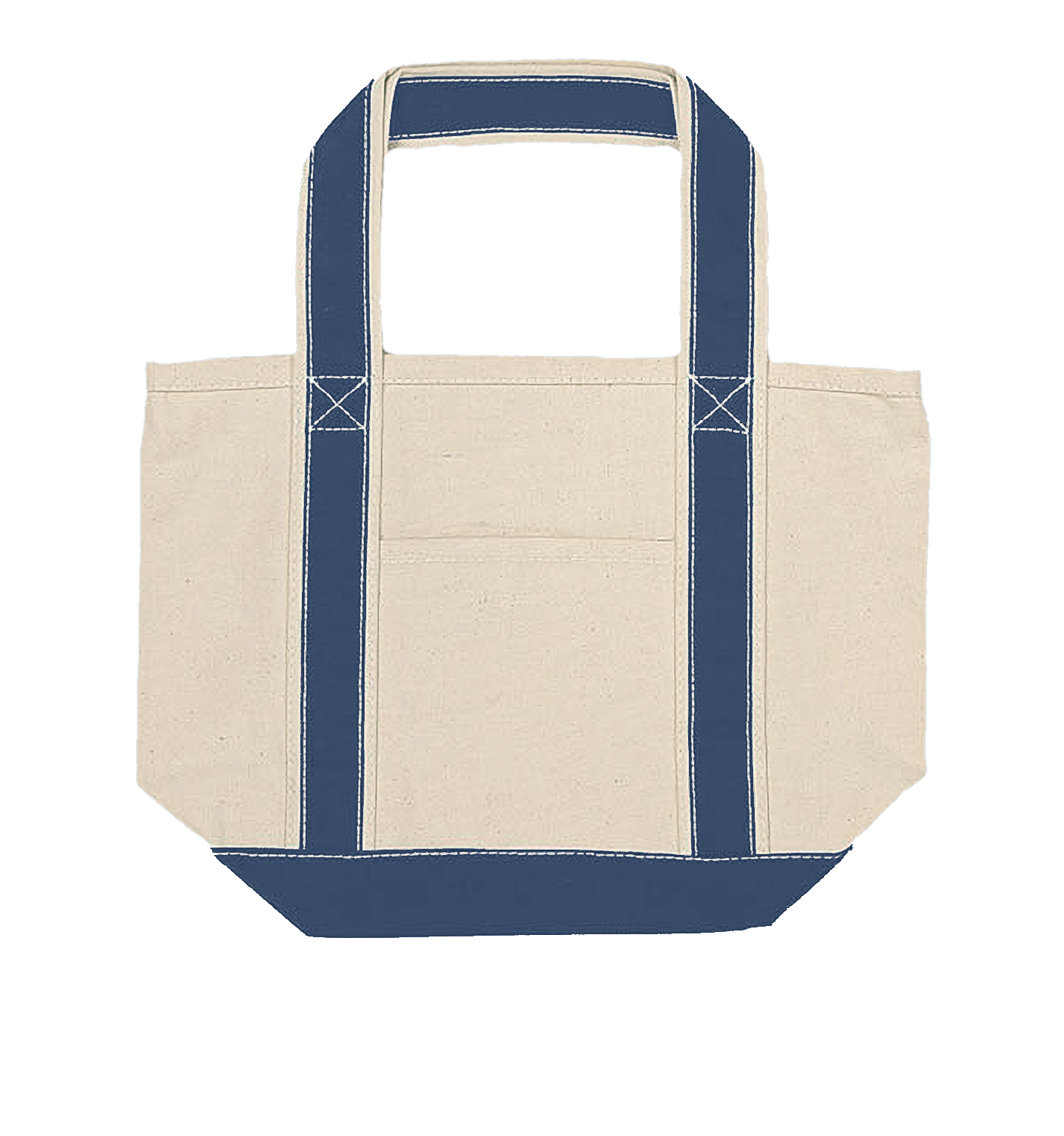 キャンバスバイカラートートバッグ(S)