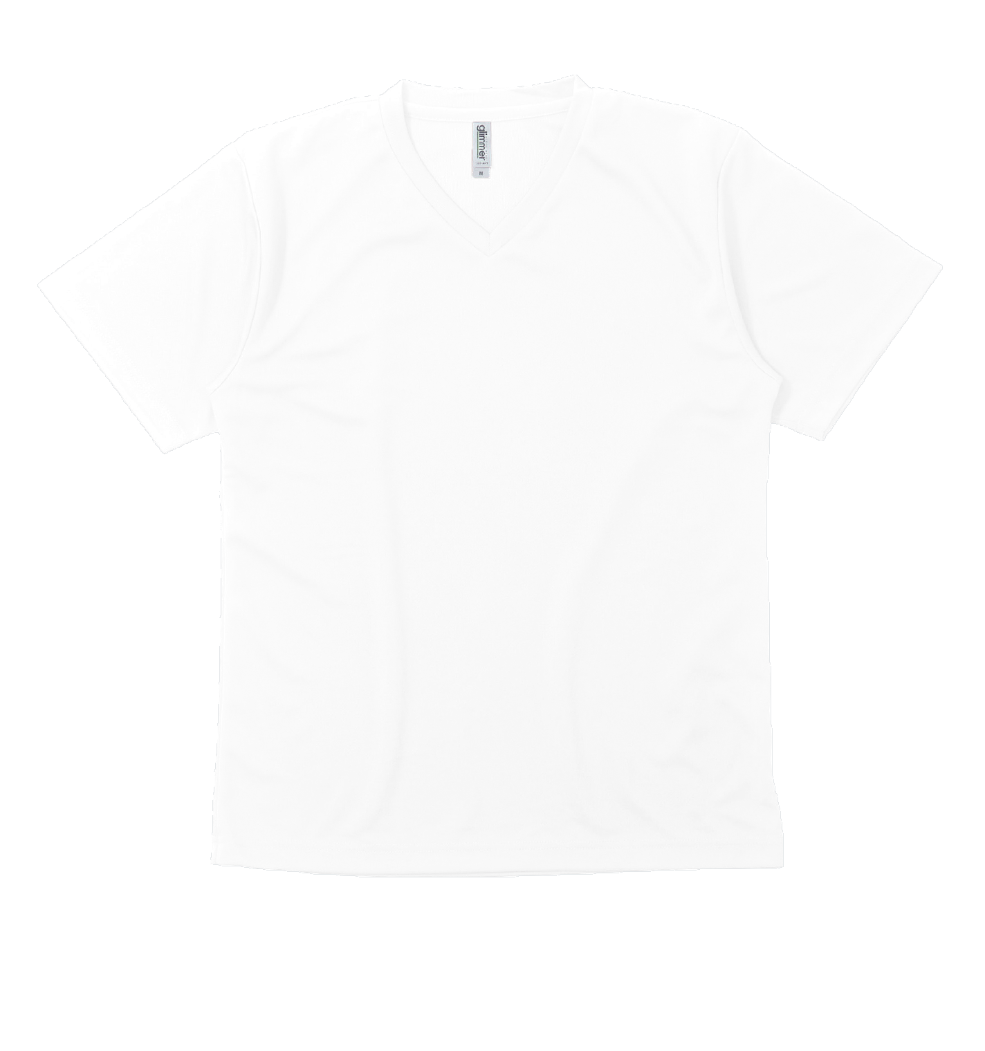4.4オンス ドライ V ネック T シャツ