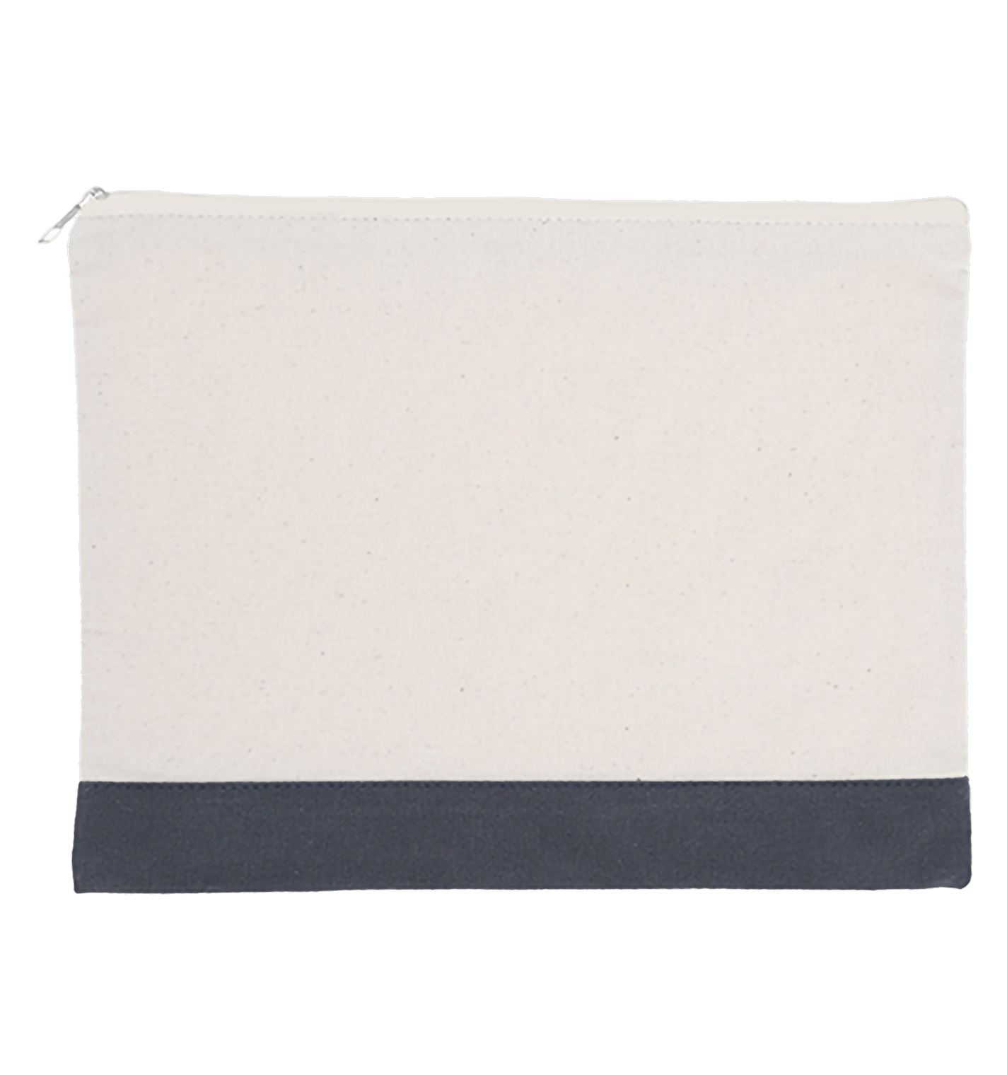 ライトキャンバスカラーボトムフラットポーチ(M)