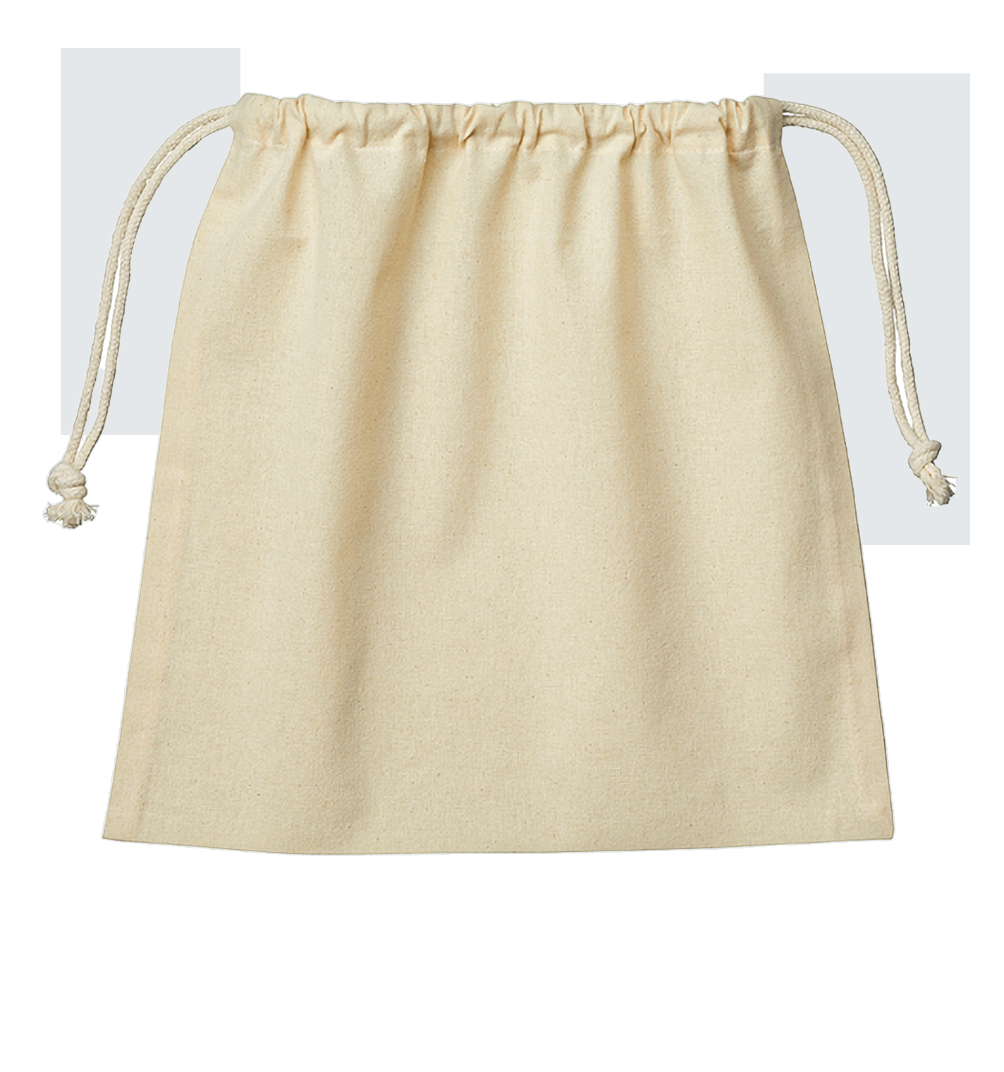 ネットバッグ 厚手コットン巾着付 ナチュラル