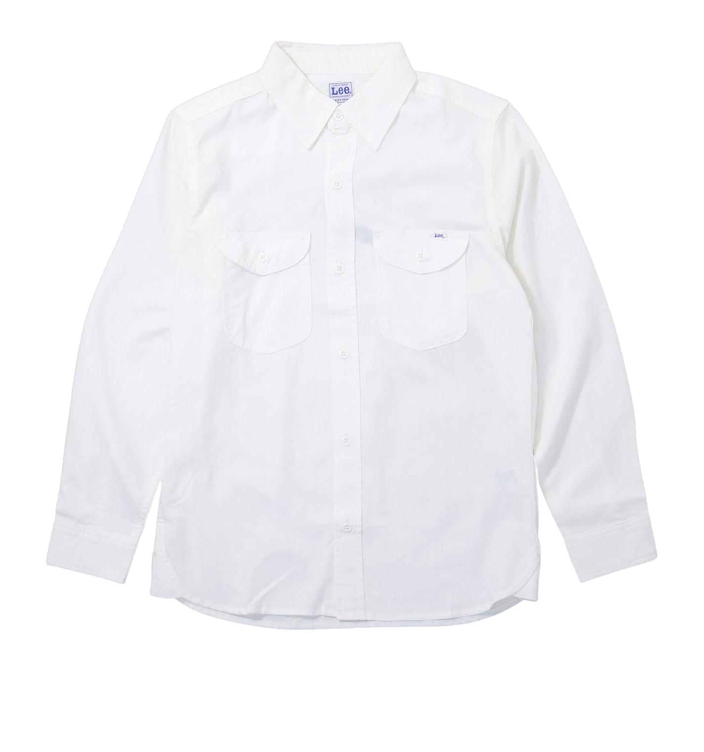 Leeメンズシャンブレー長袖シャツ