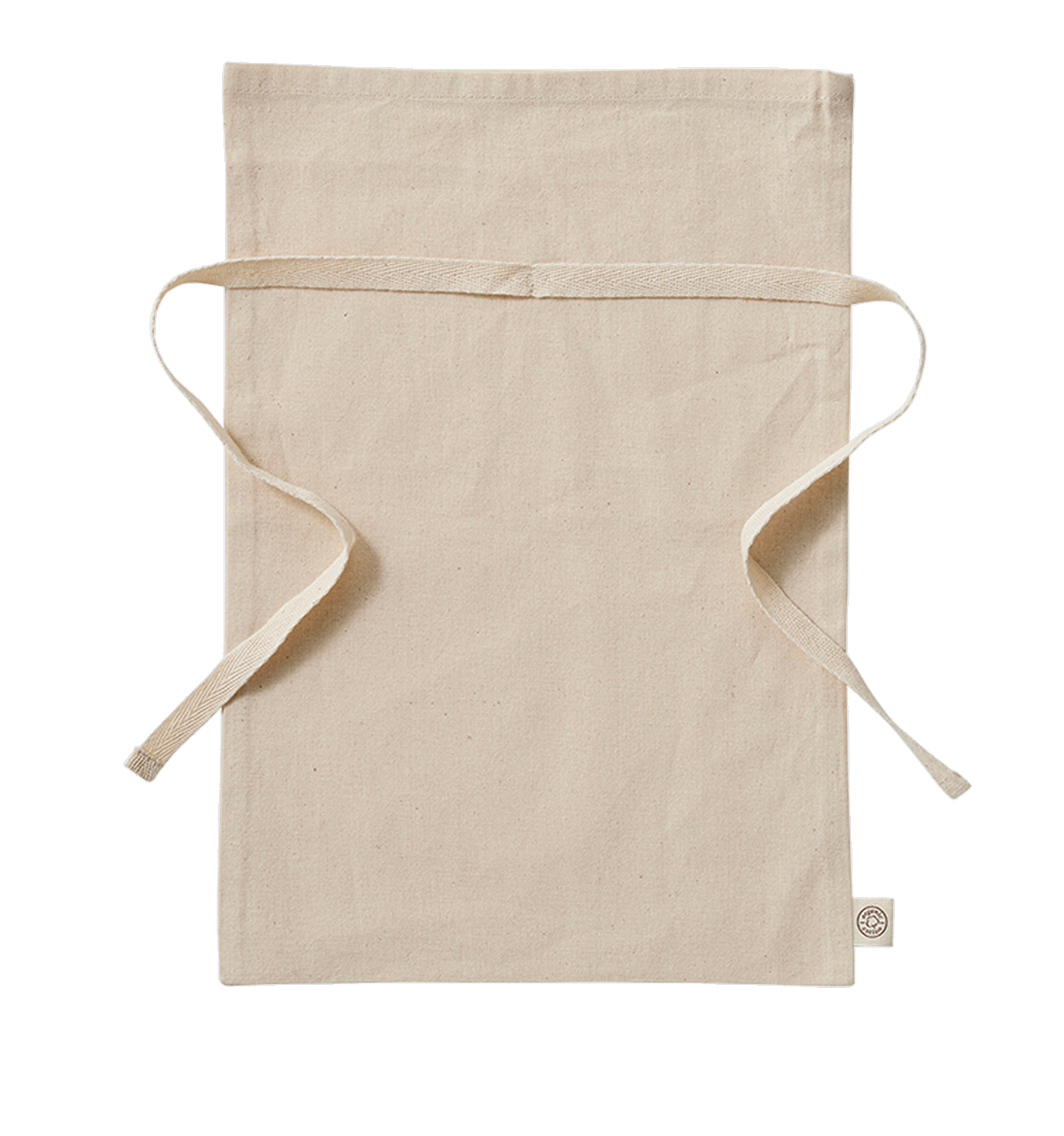 オーガニックコットンラッピング巾着(M) ナチュラル