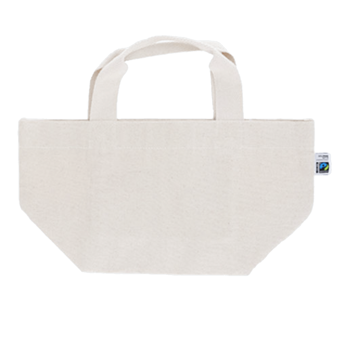 フェアトレードコットンキャンバストート(S)内ポケット ナチュラル