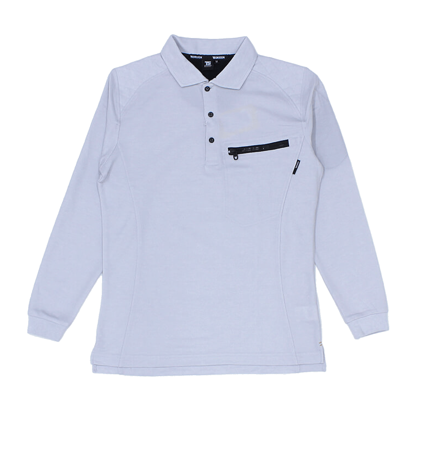 ワークニットロングポロシャツ