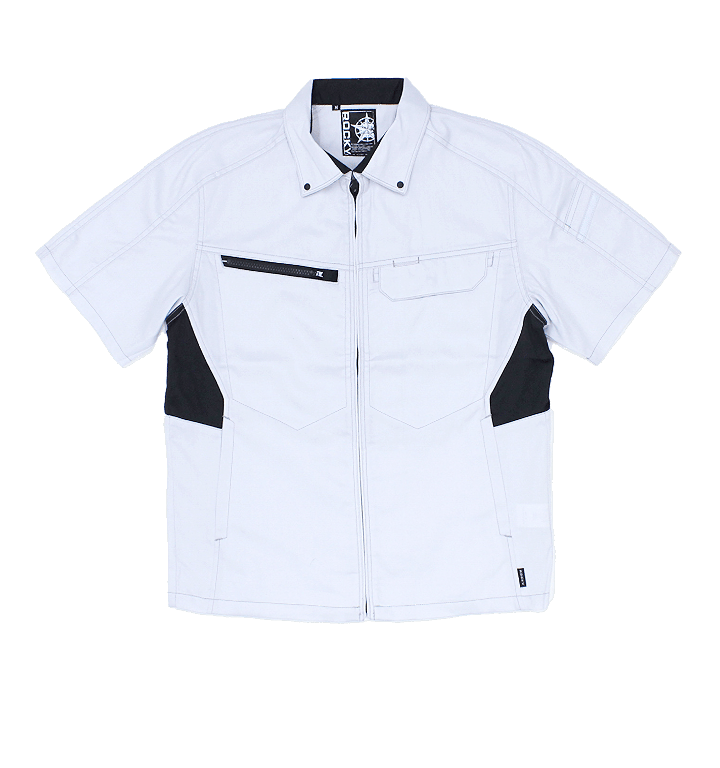 ユニセックス半袖ブルゾン