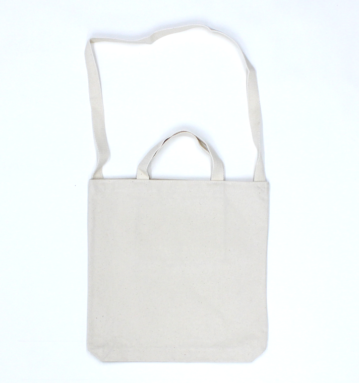 厚手キャンバスショルダートートバッグ(ハンドル) ナチュラル