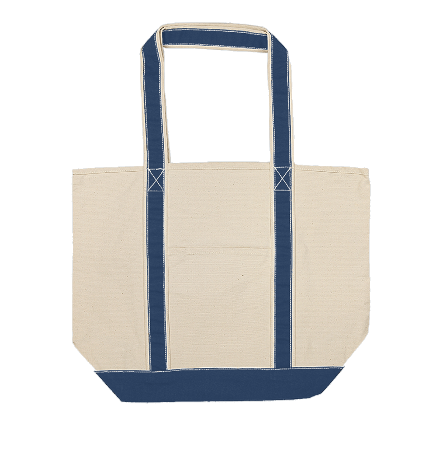 キャンバスバイカラートート(L)