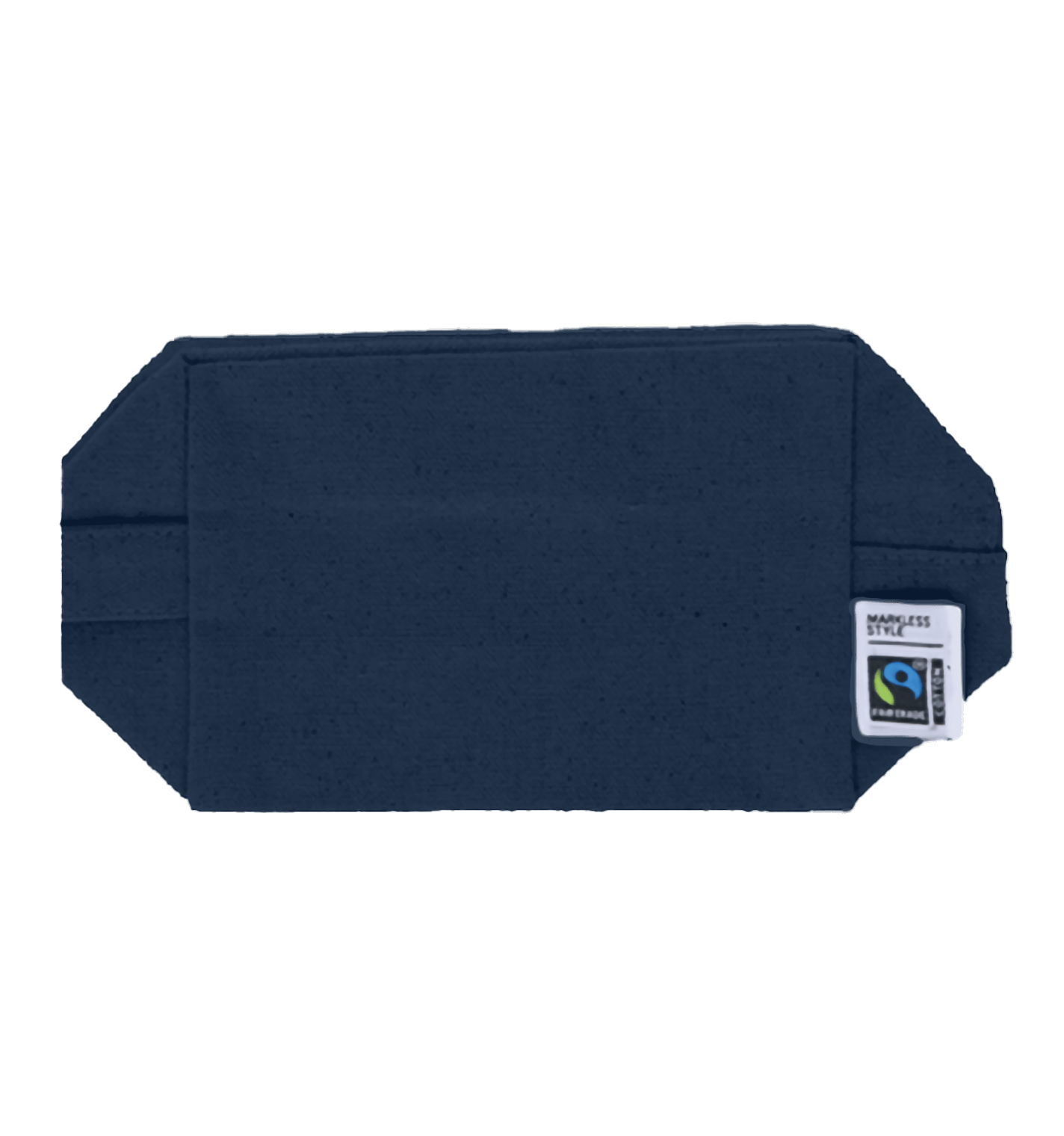 フェアトレードコットンキャンバスファスナーポーチ(M)