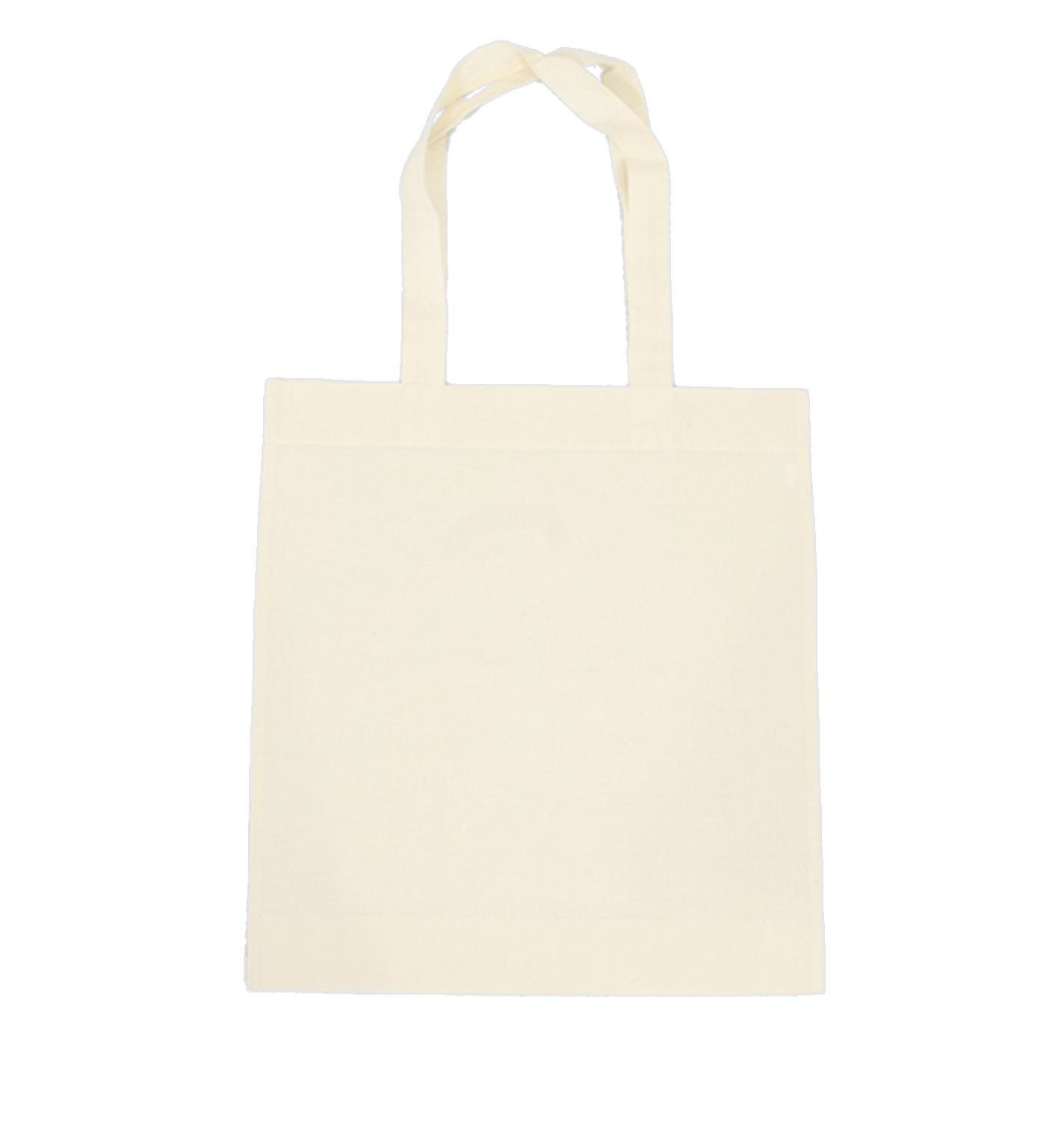 コットンガゼットマチ付バッグ(L) ナチュラル