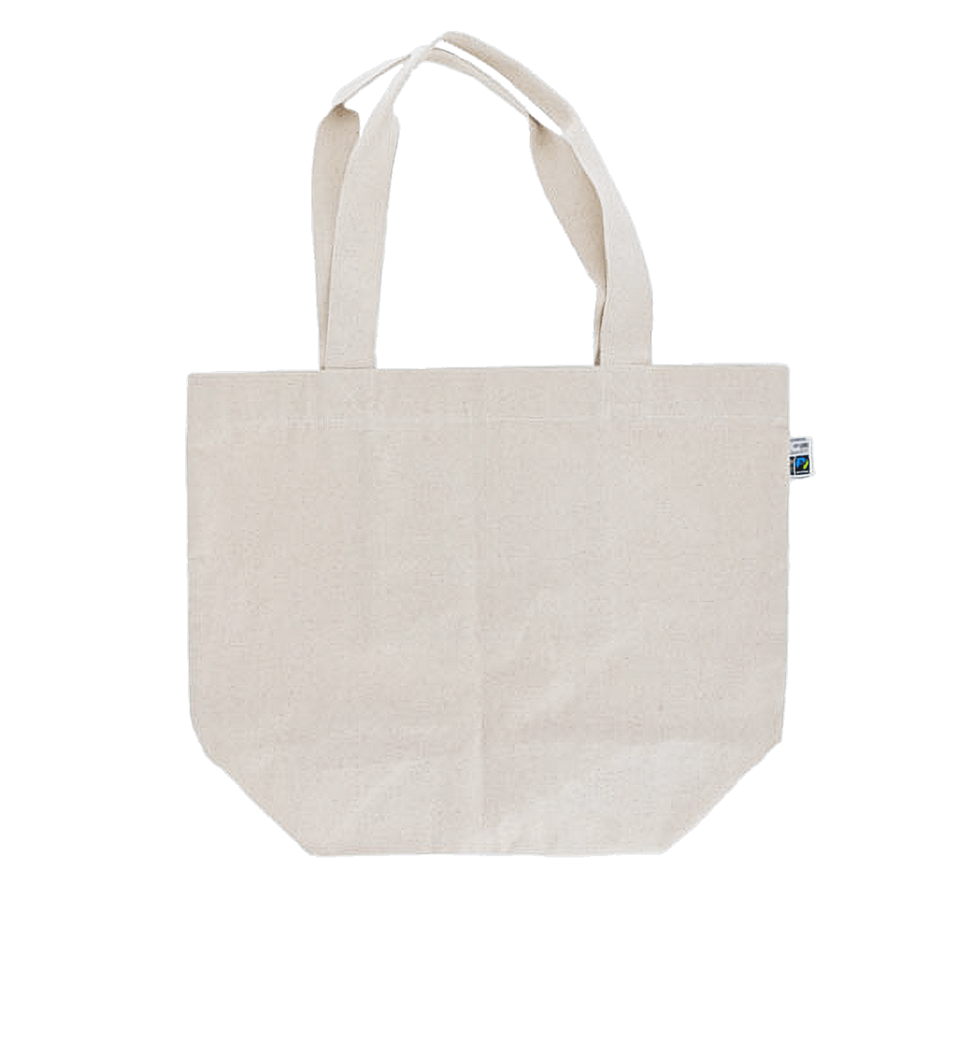 フェアトレードコットンキャンバストート(L)内ポケット ナチュラル