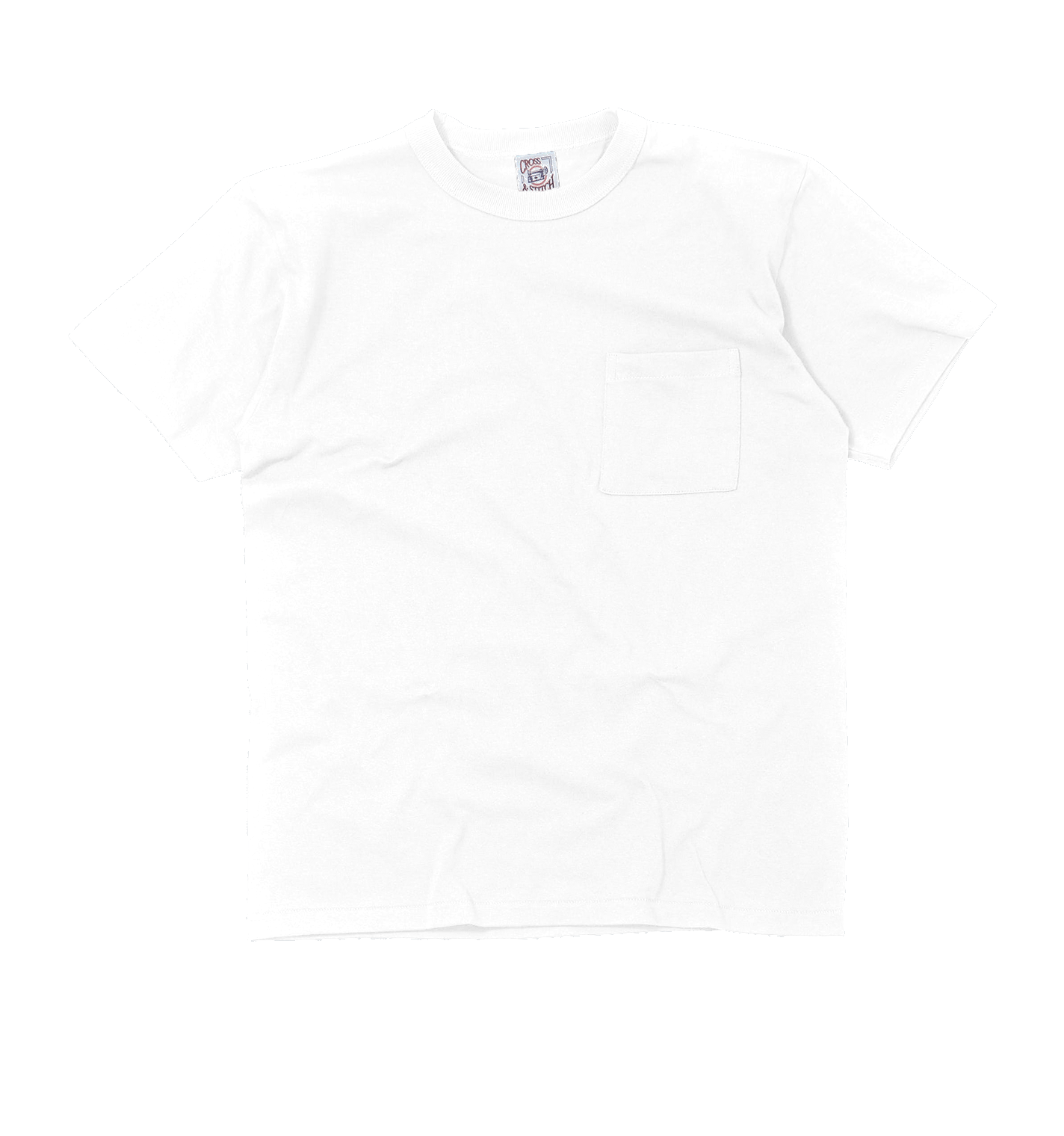 オープンエンド マックスウェイト バインダーネック ポケットTシャツ