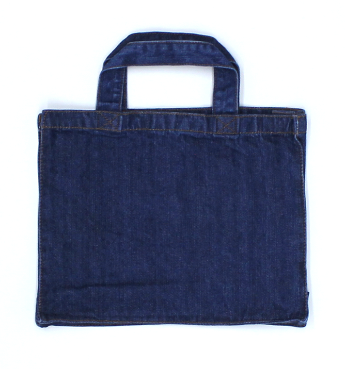 デニムカレッジトートバッグ(M)ワイド