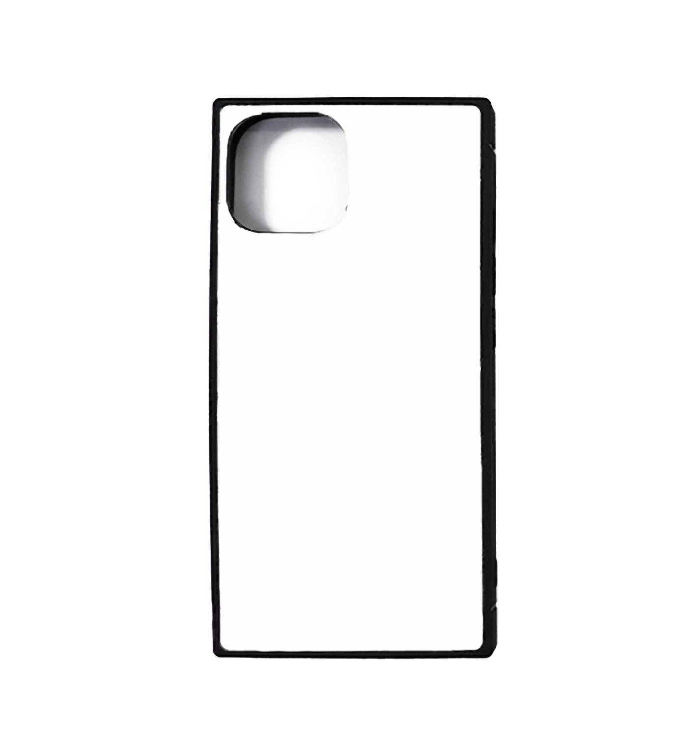 スクエア型背面ガラスハードケース iPhone 15