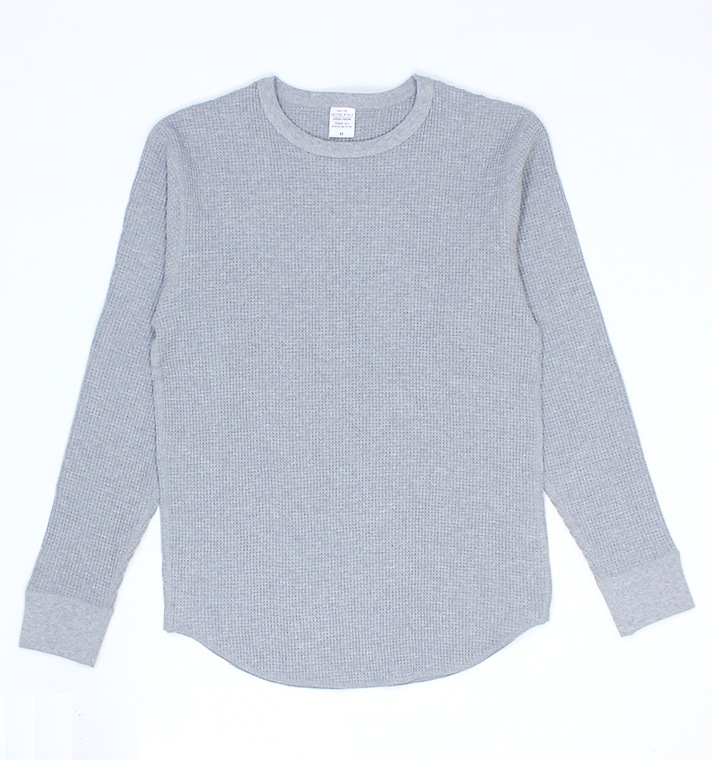 10.3オンス ヘヴィーウェイト ワッフル ロングスリーブ Tシャツ