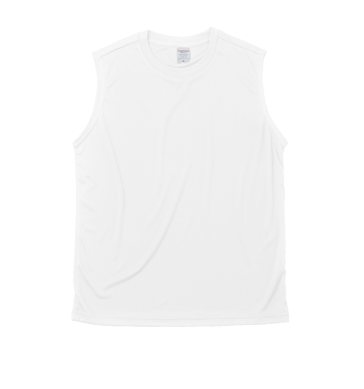 4.4オンス ドライスムース リサイクルポリエステル スリーブレスシャツ