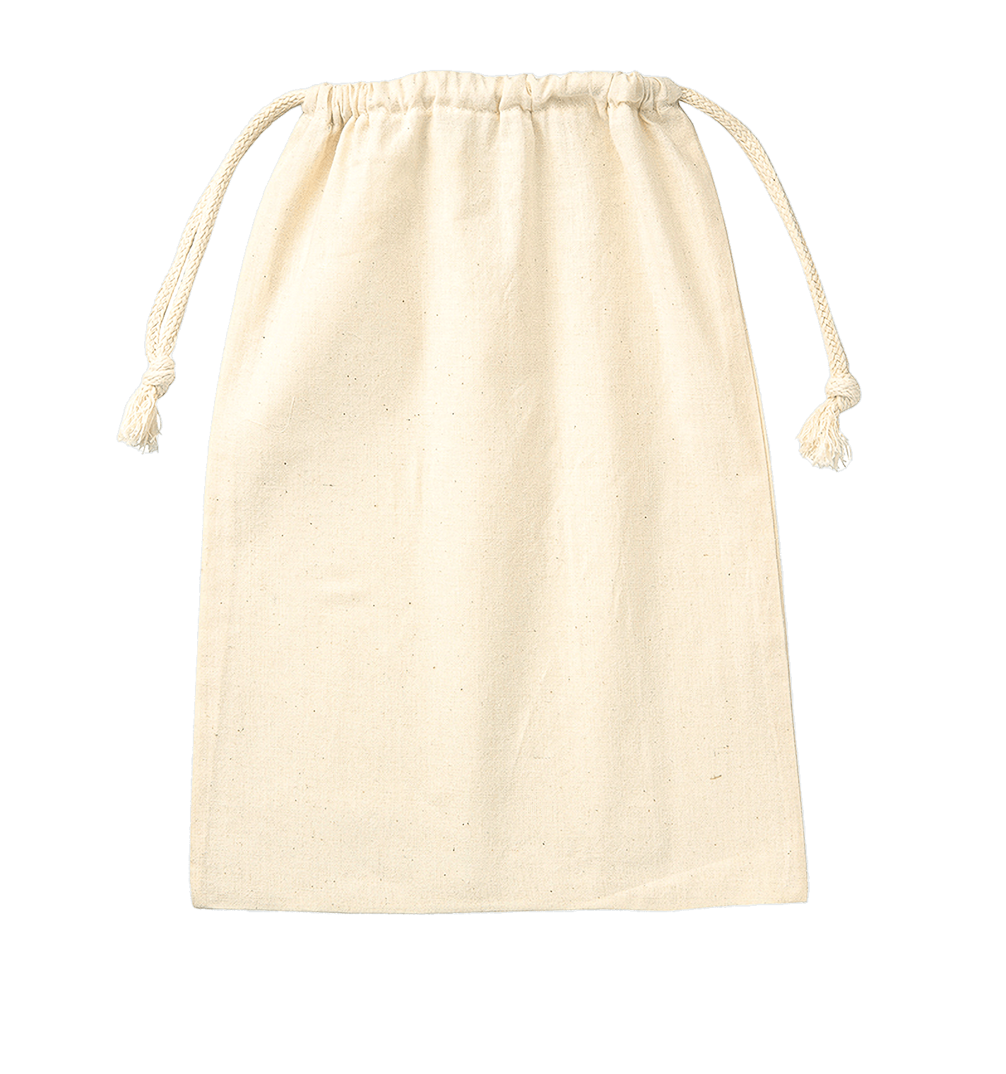 コットン巾着(L) ナチュラル