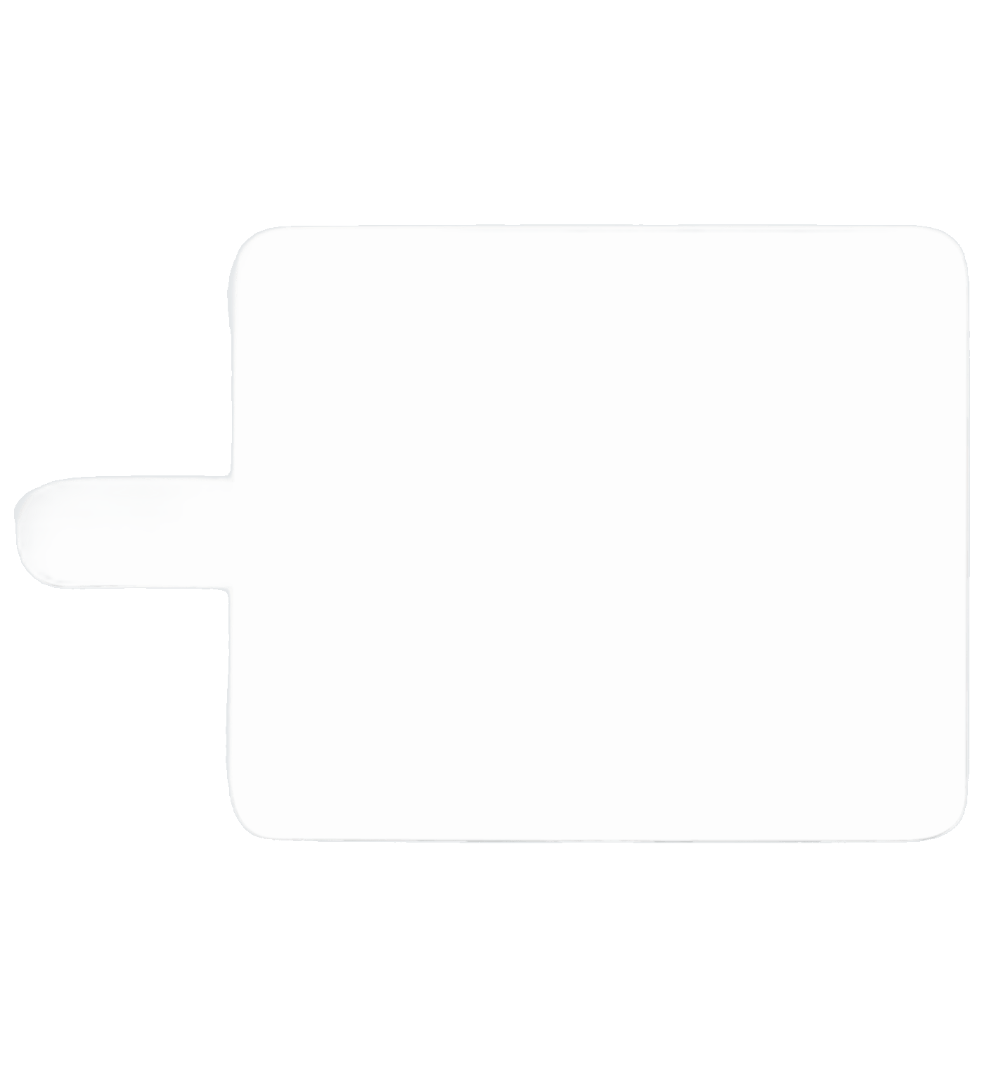 ミラー付き手帳型ケース L