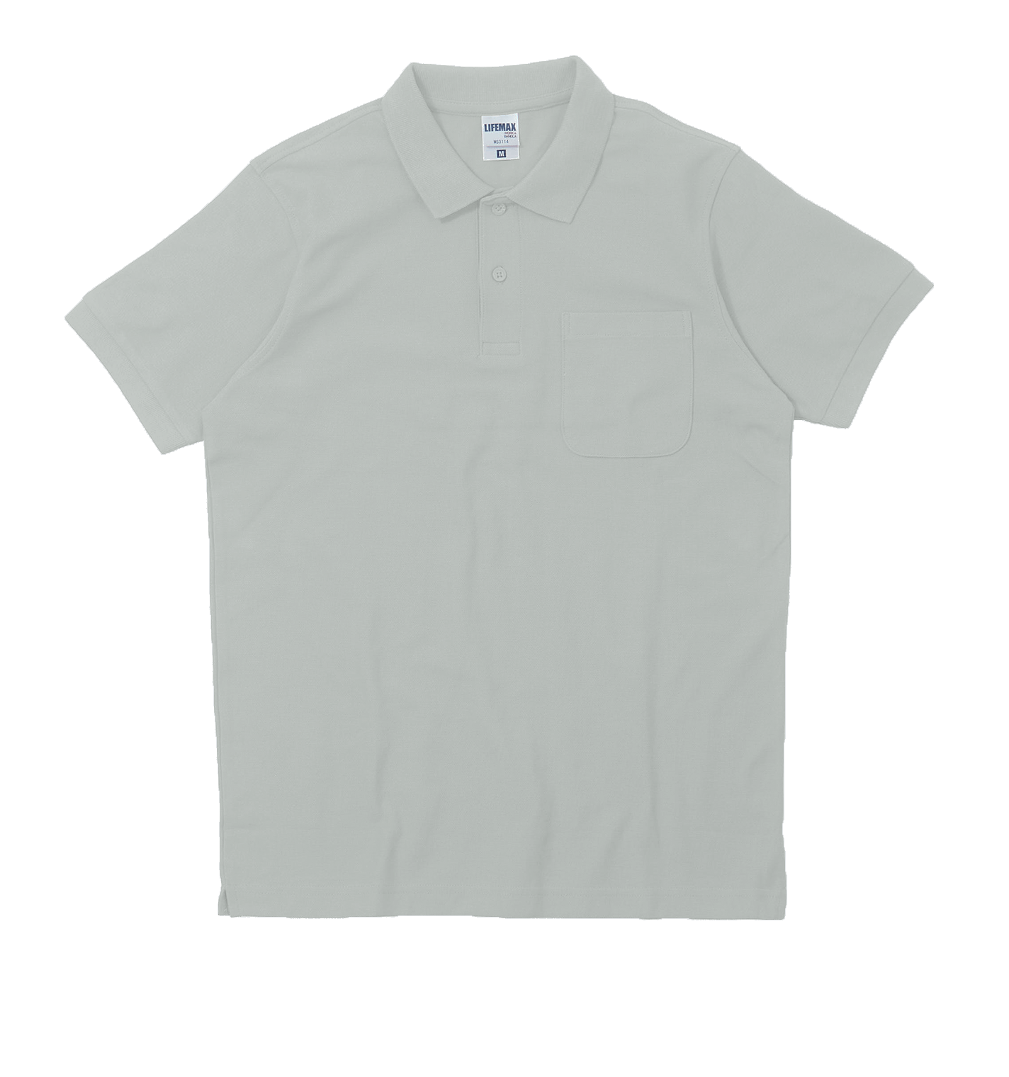 ポケット付 CVC鹿の子ドライポロシャツ