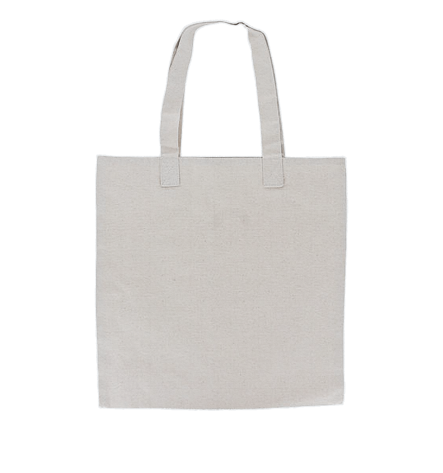 キャンバスアウトハンドルフラットトートバッグ ナチュラル