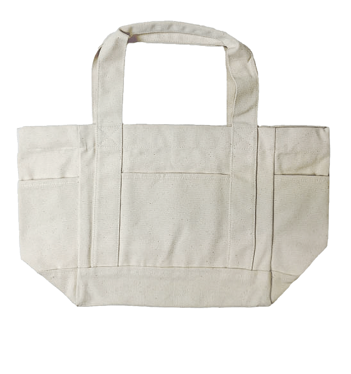 厚手キャンバスポケットマルチトート(M) ナチュラル