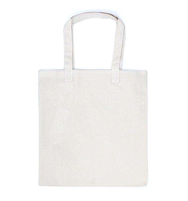 キャンバス口折れショルダートートバッグ ナチュラル
