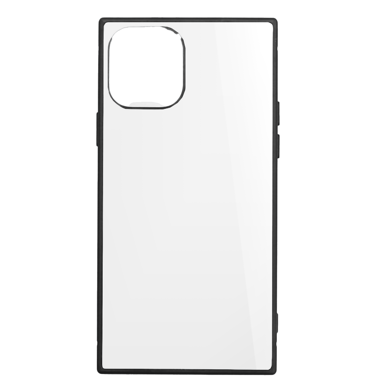 スクエア型背面ガラスハードケース iPhone 11
