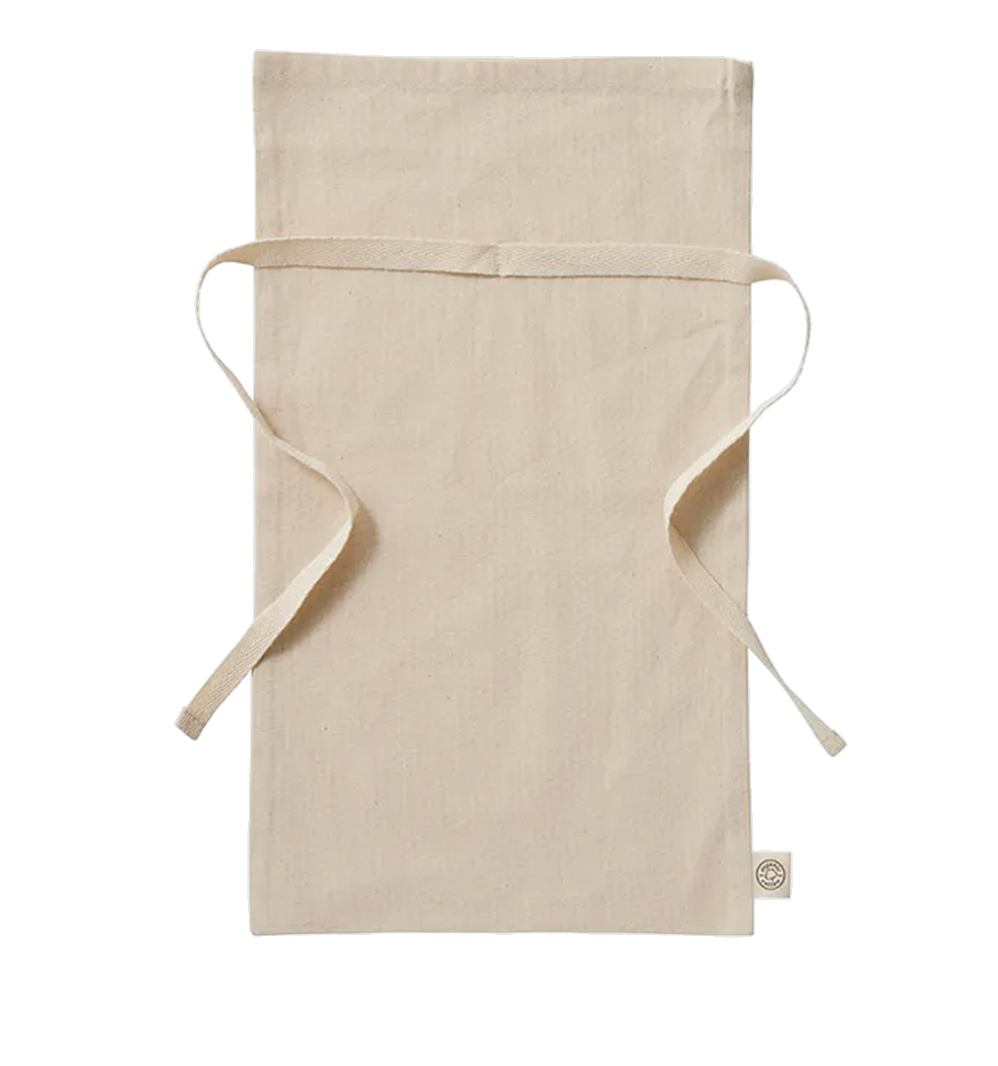オーガニックコットンラッピング巾着(S) ナチュラル